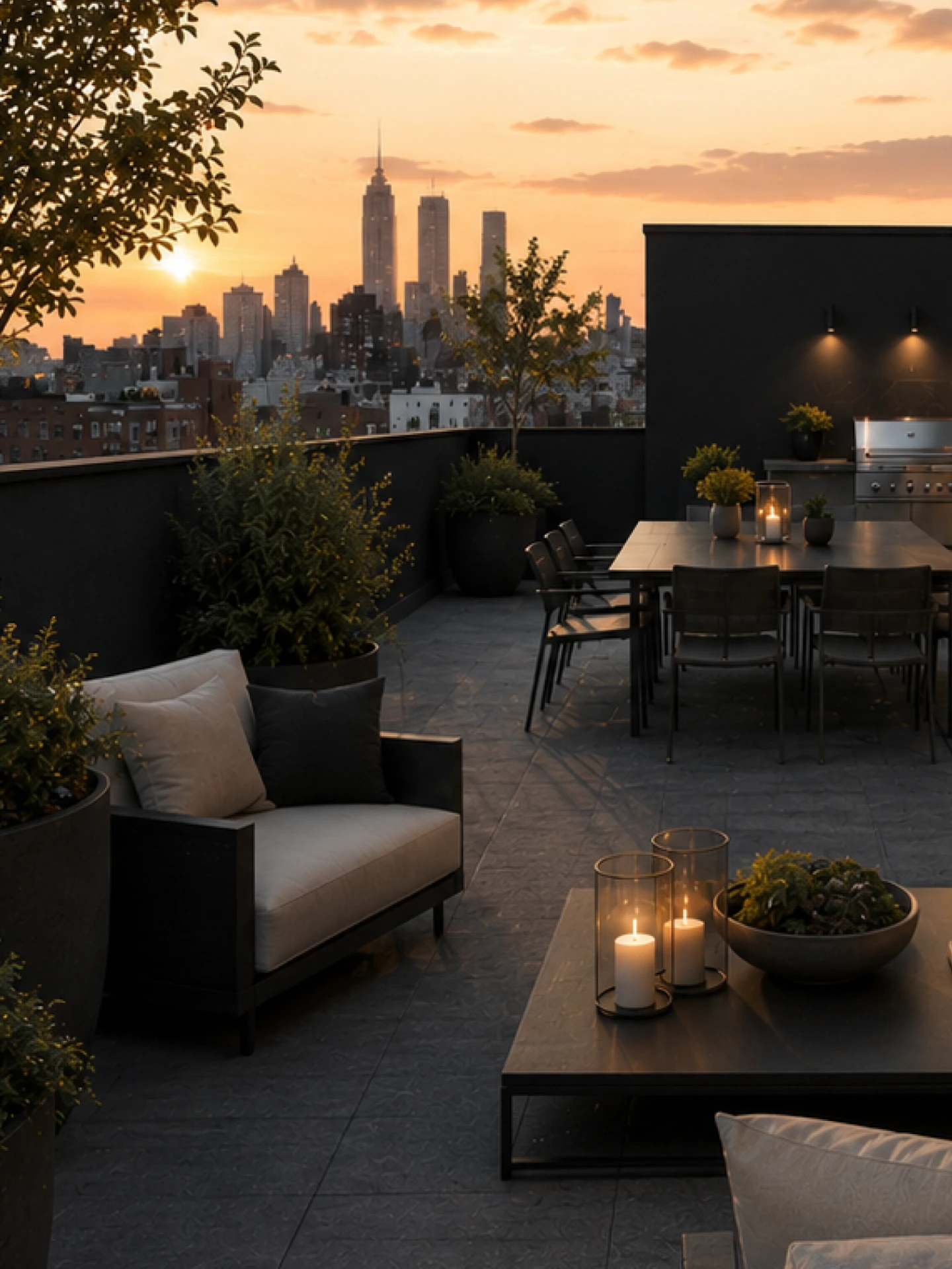 Sky Terraces amenity at Cast Iron Lofts